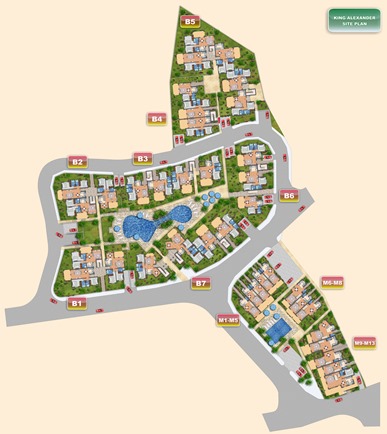King Alexander Resort layout